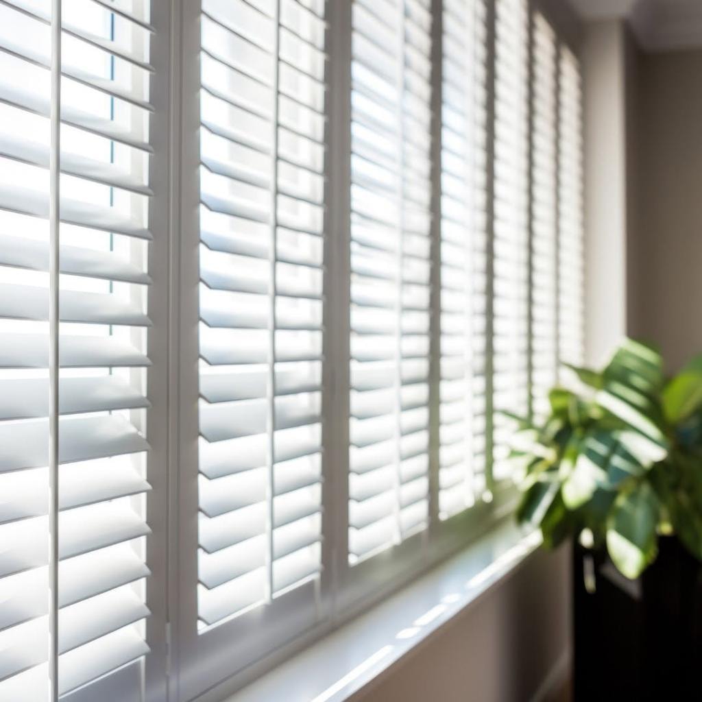 Plantation shutters installed in a Lake Charles home